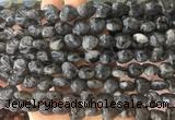 HGBS21 15 inches 12mm heart black labradorite gemstone beads wholesale