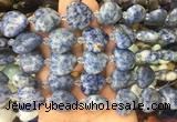 HGBS36 15 inches 20mm heart blue spot jasper gemstone beads wholesale