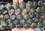 HGBS38 15 inches 20mm heart dragon blood jasper gemstone beads wholesale