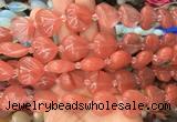 HGBS62 15 inches 20mm heart cherry quartz gemstone beads wholesale