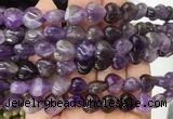 HGBS67 15 inches 10mm heart amethyst gemstone beads wholesale