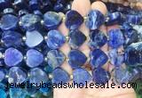 HGBS90 15 inches 16mm heart sodalite gemstone beads wholesale