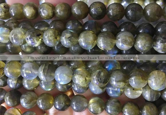 LBBS02 15 inches 8mm round natural labradorite beads wholesale