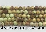 LEBS02 15 inches 6mm round lemon turquoise beads wholesale