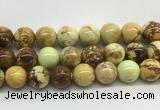 LEBS05 15 inches 12mm round lemon turquoise beads wholesale