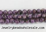 LPBS09 15 inches 12mm round purple Lepidolite beads wholesale