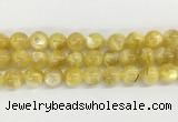 LPBS15 15 inches 12mm round yellow Lepidolite beads wholesale