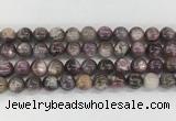 LPBS19 15 inches 10mm round natural purple Lepidolite beads wholesale