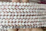 MGBS06 15 inches 6mm round pink morganite beads wholesale