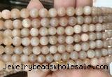 MSBS16 15 inches 6mm round moonstone gemstone beads wholesale