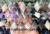 NGBS109 15 inches 13*22mm - 15*25mm faceted marquise colorful gemstone beads