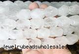 NGBS158 15 inches 13*18mm faceted nuggets white crystal gemstone beads