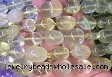 NGBS23 15 inches 8*12 - 10*14mm nuggets lemon quartz gemstone beads