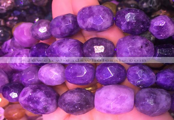 NGBS42 15 inches 12*16 - 13*18mm faceted nuggets lepidolite beads