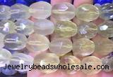 NGBS48 15 inches 12*16 - 13*18mm faceted nuggets lemon quartz beads