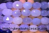 NGBS49 15 inches 12*16 - 13*18mm faceted nuggets blue chalcedony beads