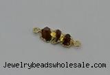 NGC5059 10*25mm - 10*35mm freeform citrine gemstone connectors