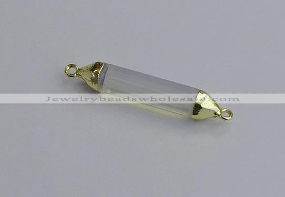 NGC5948 8*40mm tube opal connectors wholesale