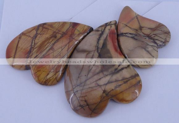 NGP08 Picasso jasper gemstone pendants set jewelry wholesale