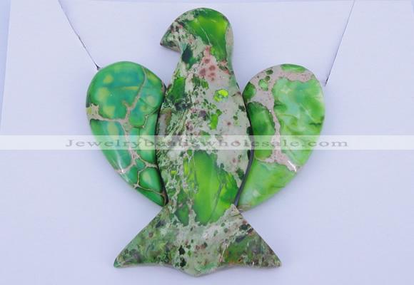 NGP101 Dyed imperial jasper gemstone pendants set jewelry wholesale