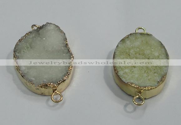 NGP1060 20*30mm - 25*35mm freeform druzy agate beads pendant