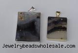 NGP1156 25*35mm - 40*50mm freeform montana agate pendants