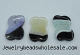 NGP1165 30*50mm freeform druzy agate pendants wholesale