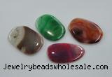 NGP1170 35*50mm - 45*70mm freeform agate gemstone pendants wholesale