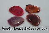 NGP1171 35*50mm - 45*65mm freeform agate gemstone pendants wholesale