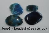 NGP1172 35*50mm - 45*65mm freeform agate gemstone pendants wholesale