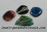 NGP1181 40*50mm - 50*70mm freeform agate gemstone pendants wholesale