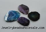 NGP1184 35*50mm - 50*65mm freeform agate gemstone pendants wholesale