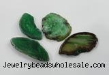 NGP1192 30*50mm - 55*70mm freeform agate gemstone pendants wholesale