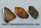 NGP1195 30*60mm - 45*75mm freeform agate gemstone pendants wholesale