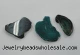 NGP1196 30*50mm - 40*70mm freeform agate gemstone pendants wholesale