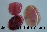 NGP1238 45*50mm - 60*80mm freeform agate gemstone pendants wholesale