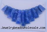 NGP125 Dyed blue lace agate gemstone pendants set jewelry wholesale