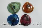 NGP1252 40*50mm - 55*65mm freeform agate gemstone pendants wholesale