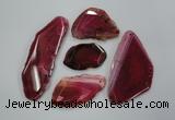 NGP1257 30*40mm - 50*70mm freeform agate gemstone pendants wholesale