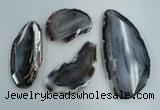 NGP1258 35*50mm - 50*80mm freeform agate gemstone pendants wholesale