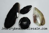 NGP1259 30*45mm - 50*80mm freeform agate gemstone pendants wholesale