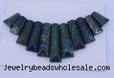 NGP126 Dyed lapis & chrysocolla gemstone pendants set jewelry wholesale