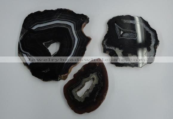 NGP1275 45*55mm - 70*90mm freeform agate gemstone pendants wholesale