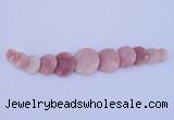 NGP130 Fashion pink opal gemstone pendants set jewelry wholesale