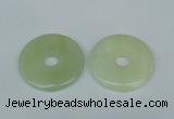 NGP1378 7*50mm - 8*55mm donut flower jade gemstone pendants