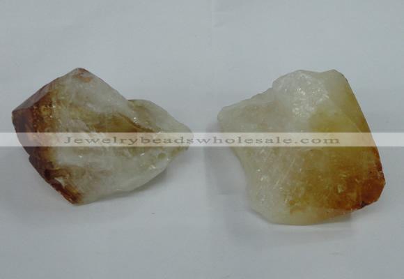 NGP1418 25*35mm - 30*40mm nuggets citrine gemstone pendants