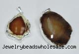 NGP1473 30*40mm - 40*50mm freeform agate gemstone pendants