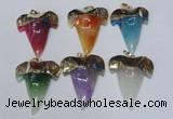 NGP1592 32*42mm - 35*45mm agate gemstone pendants