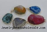 NGP1672 30*40mm - 35*45mm freeform agate gemstone pendants