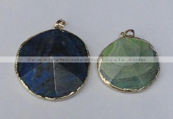 NGP1692 30*35mm - 35*40mm freeform agate gemstone pendants